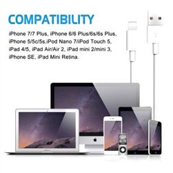 3 Pack iPhone Charger Cable, 3 Feet Standard Lighting Cable for iPhone Cord Wire for iPhone X 8 8 Plus 7 Plus 6s 6 Plus 5 5s 5c SE iPod iPad Air Mini