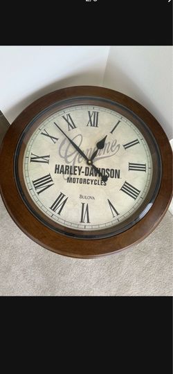 Harley Davidson Clock Table