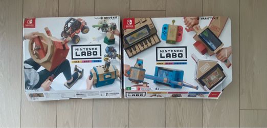 2 used - Nintendo labo switch variety kits