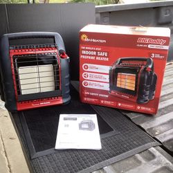 MR HEATER BIG BUDDY PRO SERIES 18,000 BTU PORTABLE RADIANT PROPANE INDOOR/OUTDOOR SPACE HEATER 