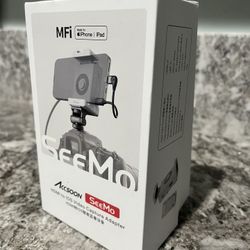 Accsoon SeeMo iOS/HDMI Adapter Black Kit- Make your Apple iPhone/iPad a monitor