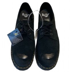Doc Martens 1461 Black Steel Toe Suede Oxfords Men’s Size 14 Dr. Marten Bex Bump Air Cushion Sole