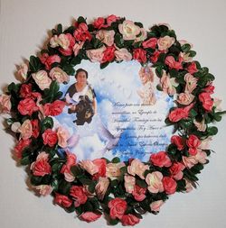 Personalized Wreath For Lost Loved Ones