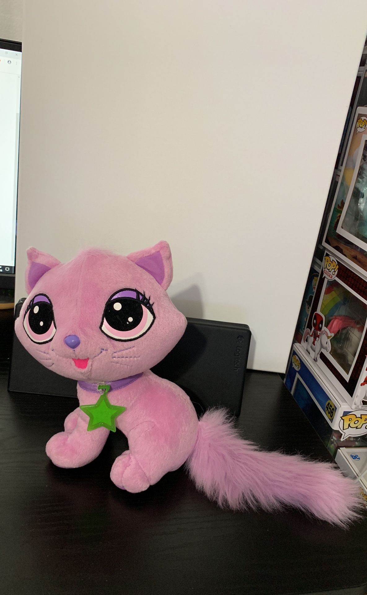 FLUFFY STARZ Diva Starz -Purple Talking Interactive Cat Plush