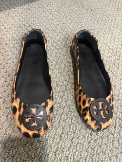 Tory Burch Leopard Print Ballet Flats