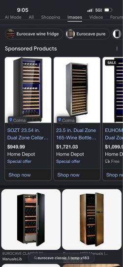 Eurocave Wine fridge