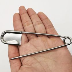 5 Piece Safety Pins Huge Jumbo 