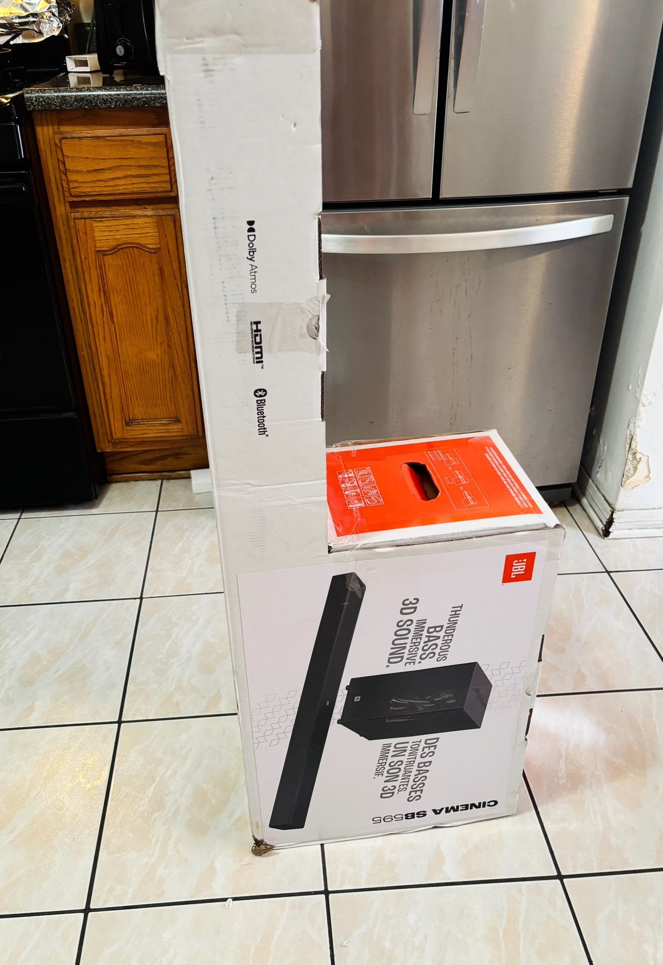 JBL Cinema (SB595) 3.1 Soundbar System ≠ Wireless Subwoofer | Dolby Digital | Bluetooth Streaming | Home Theater Audio