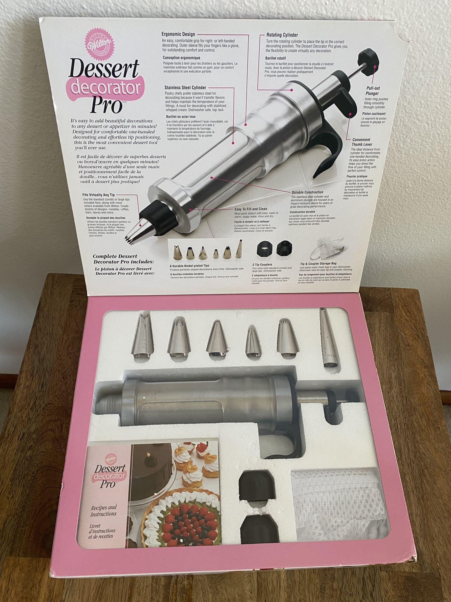 Wilton Dessert Decorator Pro Piping Tip Stainless Steel Cake Tips