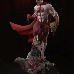 Omni-Man Statue Custom 1:4 scale Not Sideshow Xm Iron Studios 