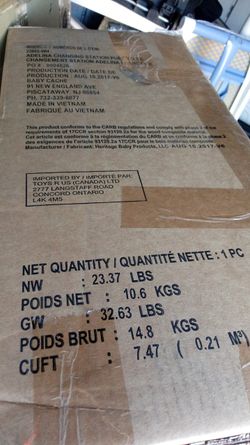 Brand New Changing Table Topper