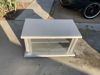 Tv stand with glass doors