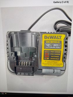 DeWalt, DC B110412 V/20 V max lithium ion battery charger – 4 amp