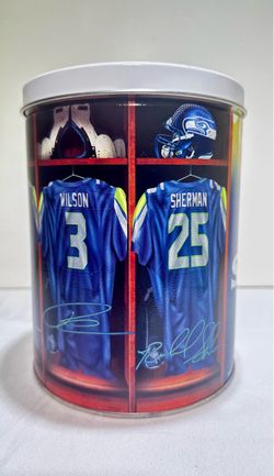 2016 Seattle Seahawks WinCraft 1-Gallon Collectible Locker Room Tin