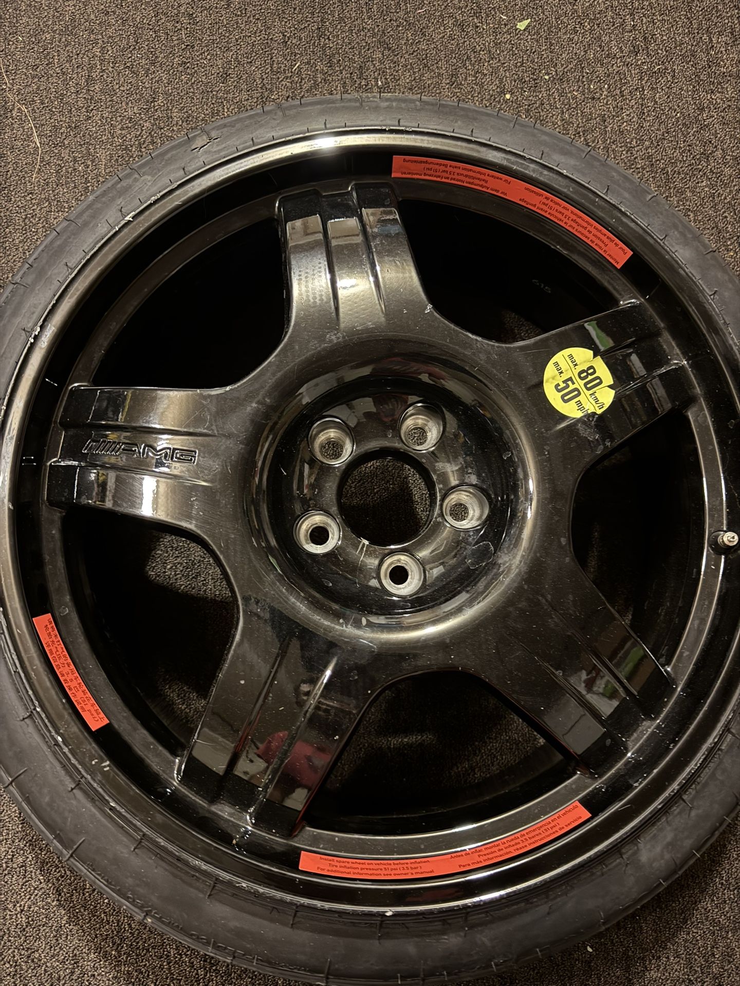 Spare Tire 🛞 For Mercedes Benz S550 AMG
