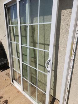 60" sliding glass door