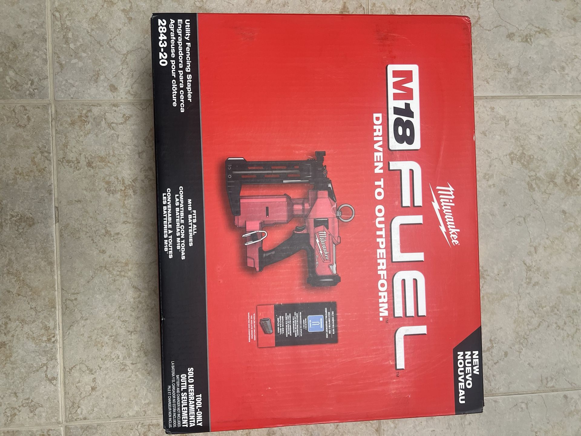 Milwaukee M18 FUEL Utility Fencing Stapler (2843-20) — NEW, Tool-Only