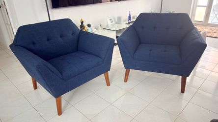 Newport Lounge 02 Chair Blue