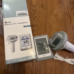 Brand New Wireless Pool Thermometer w/ Remote Display (Unni)