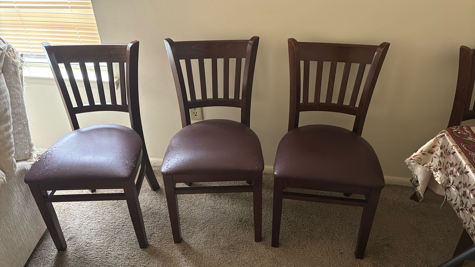 Three Dining Chairs 
