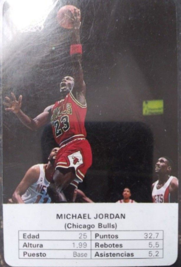 Michael Jordan Spanish Rookie 