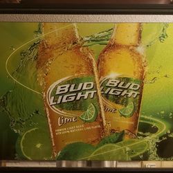 Glass Picture/ Bud Light 