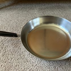 Revereware Stainless Steel Copper Bottom 10in Frying Sauce Pan Revere-ware