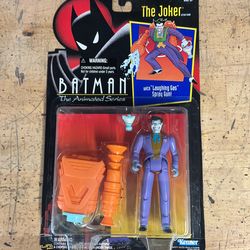 Batman, the Joker launching gas gun 1992