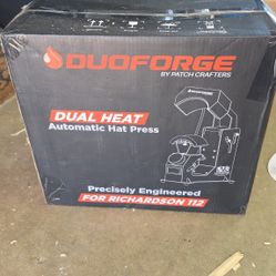 Duoforge Dual Heat Automatic Hat Press for Richardson 112
