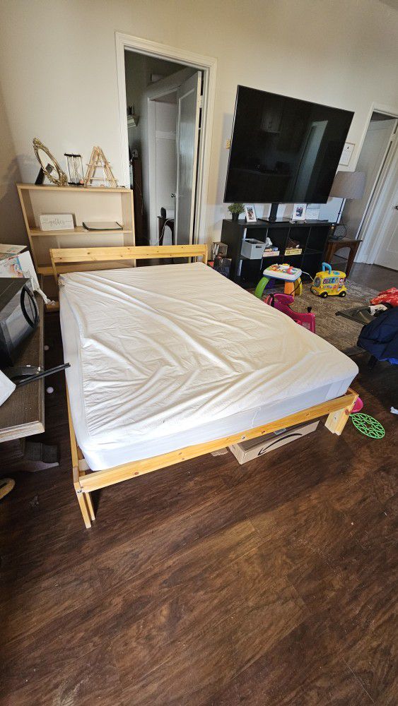IKEA Mattress And Bed Frame Size FULL