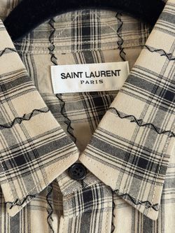 Saint Laurent Button Up Long Sleeve Shirt New Size M