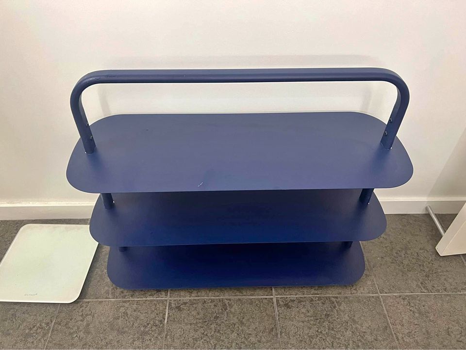 Open Spaces Entryway Shoe Rack (Navy)