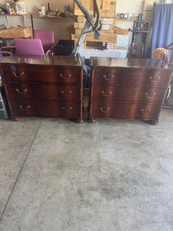 Two chest of drawers