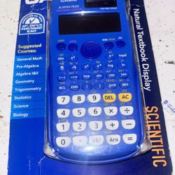 CASIO CALCULATOR FX-300ES PLUS-BU SCIENTIFIC CALCULATOR BLUE NEW SEALED!!