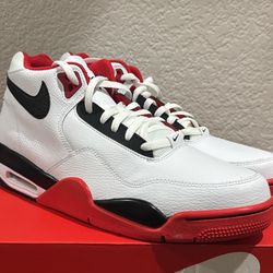 Nike Flight Legacy White/Black University Red