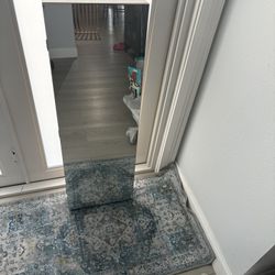 Hanging Jewelry Cabinet With Mirror