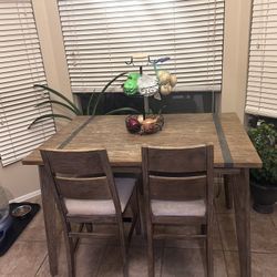 Tall , Rustic Kitchen Table 
