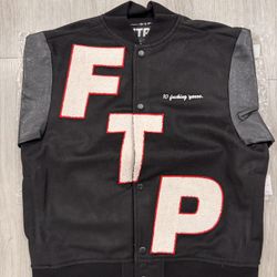 Supreme // FTP Varsity Jacket