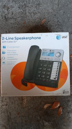 at&t 2-line speakerphone brand new.