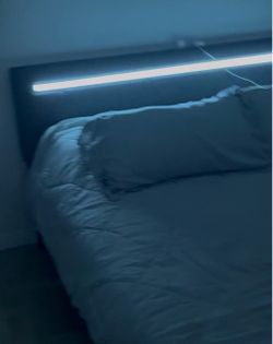 King bed frame.