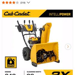 Cub cadet Snowblower