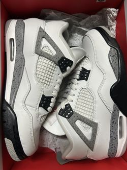 Air Jordan 4 White Cement