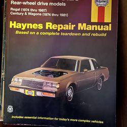 Buick Regal Repair Book