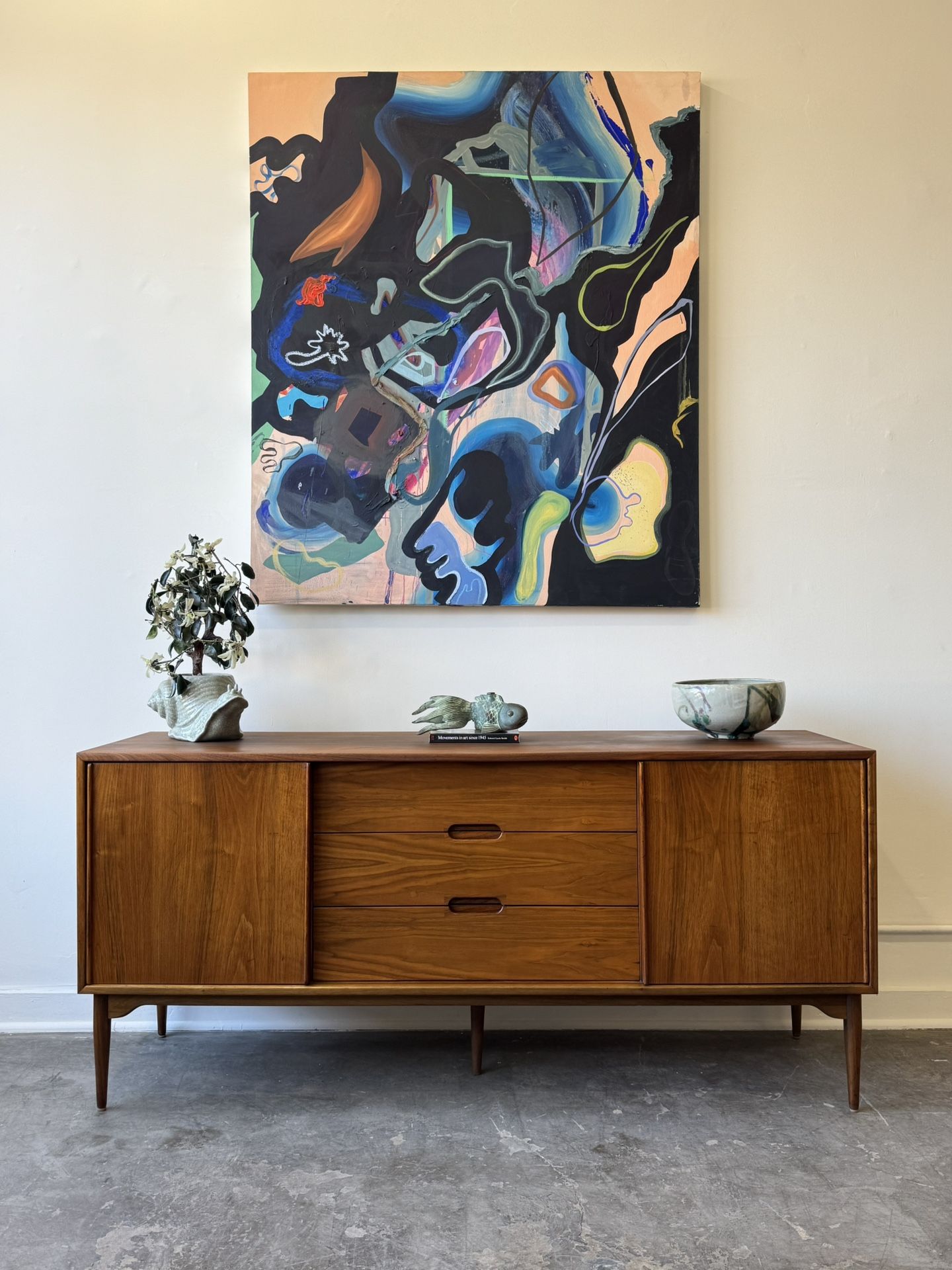 Mid Century VJohn Keal For Brown Saltman Credenza
