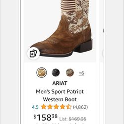 Cowboy Boots Men’s SIze: 9.5 D Brand: Ariat