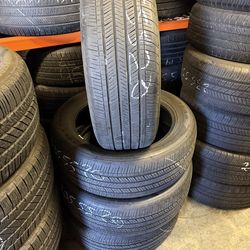4 used tires 235-55-20 goodyear eagle touring 235-55-20 with 85% of life tread