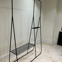 Cloth rack with shelves 