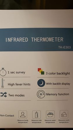 Touchless infrared thermometer NEW!
