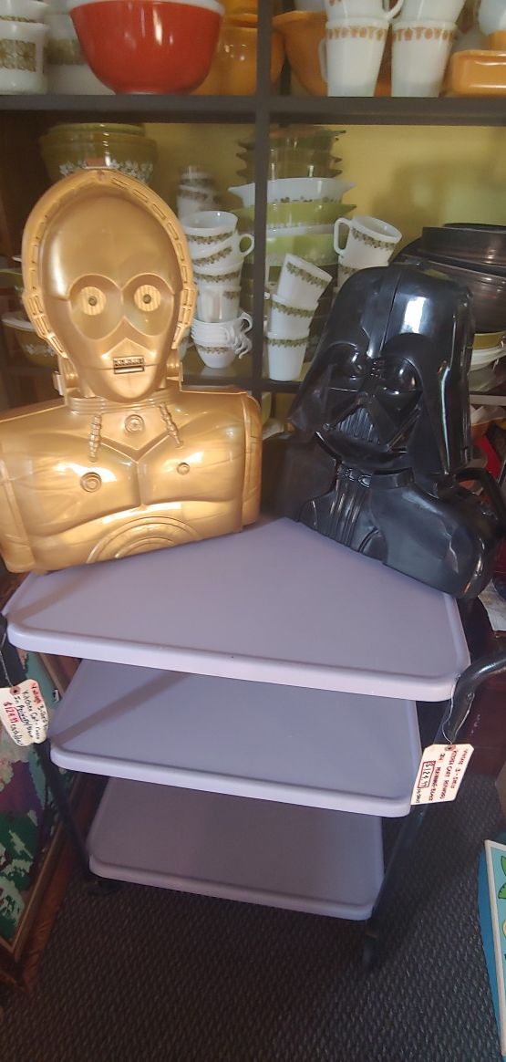 DARTH VADER AND C3PO ACTION FIGURE CASES