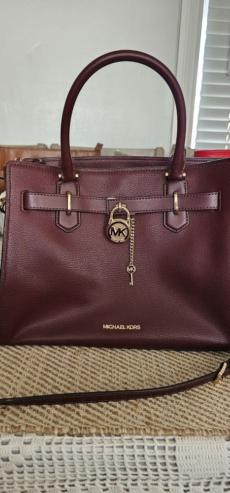 Michael KORS burgundy Tote